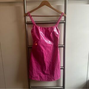 Pink Sleeveless Mini Dress